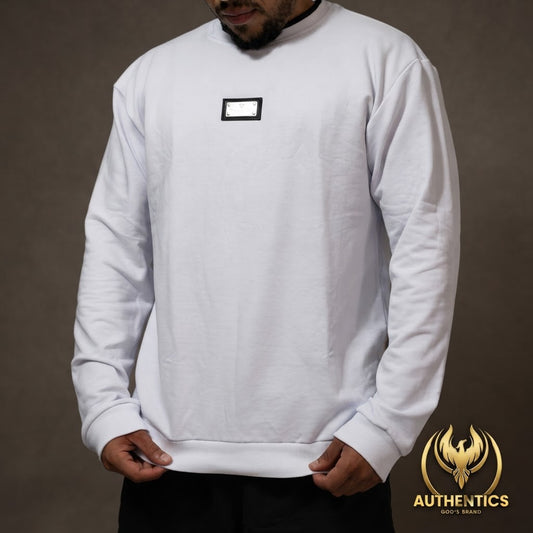 OVERSIZED: SWEATER BLANCO